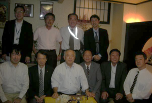 水交会有志による二次会の様子
